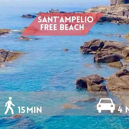 Apartament 300m Dal Mare, 10 Min Dalla Stazione Con Giardino Bordighera
