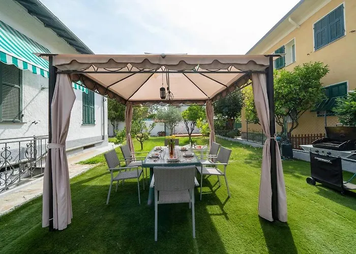 Apartamento 300m Dal Mare, 10 Min Dalla Stazione Con Giardino